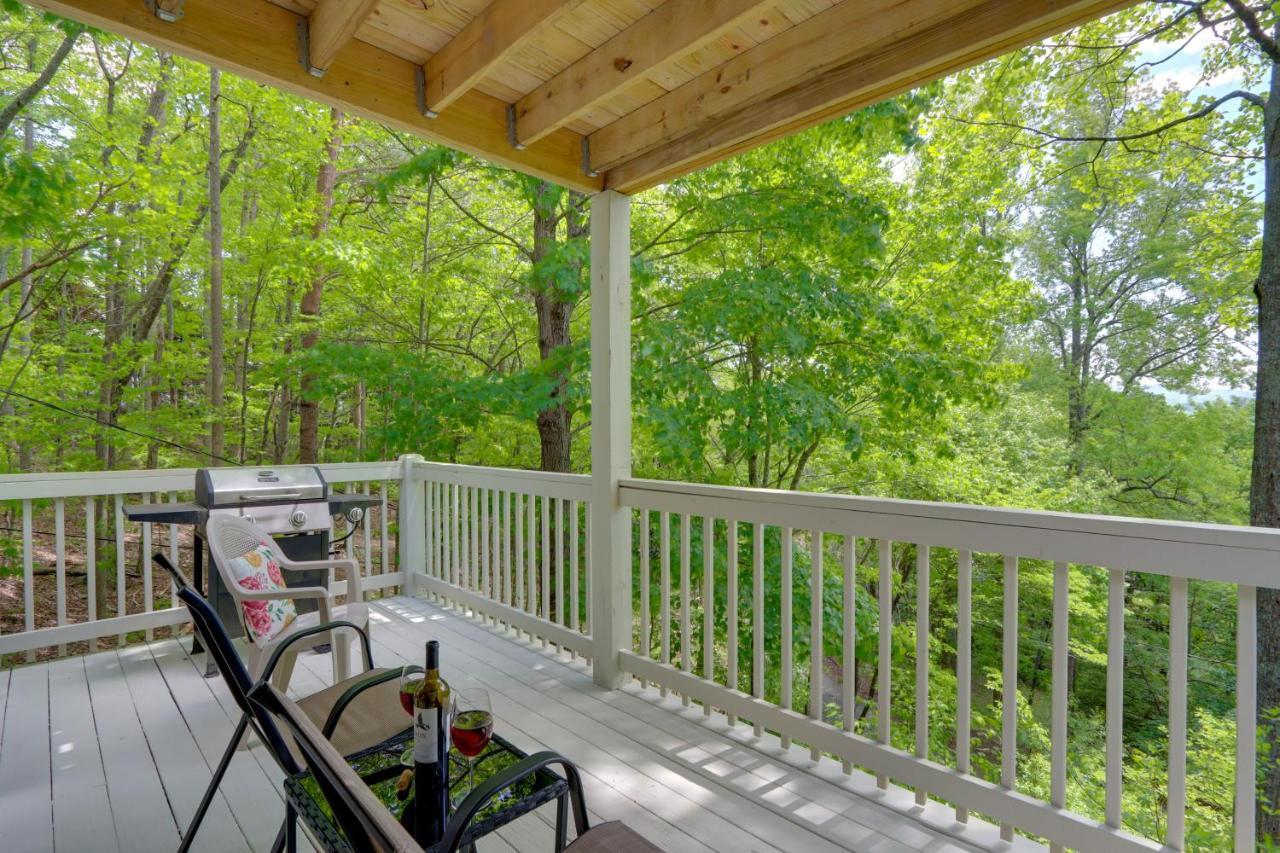 Blue Ridge Getaway With Hot Tub And Seasonal View! Villa Luaran gambar